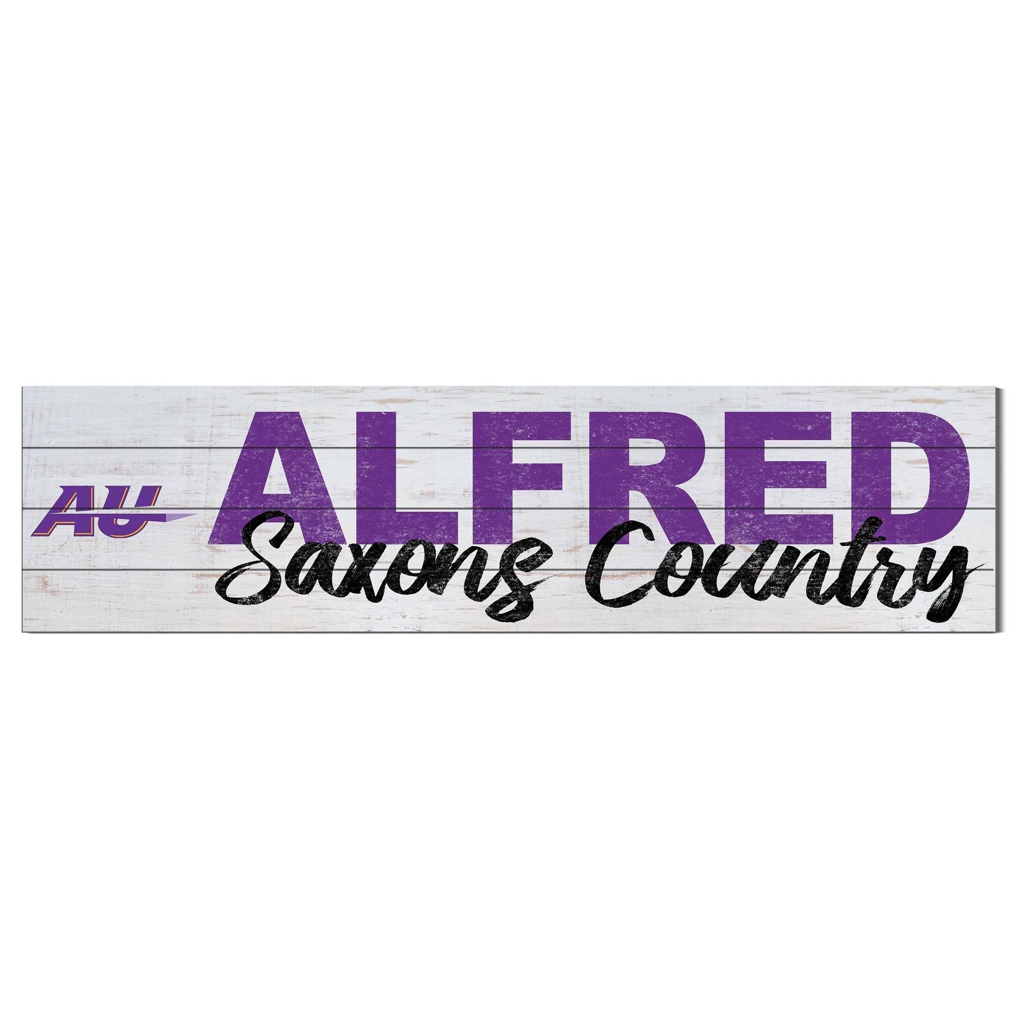 Alfred University Saxons 10'' x 40'' Logo Sign