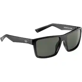Flying Fisherman - Swirl Polarized Sunglasses - Matte Black/Smoke