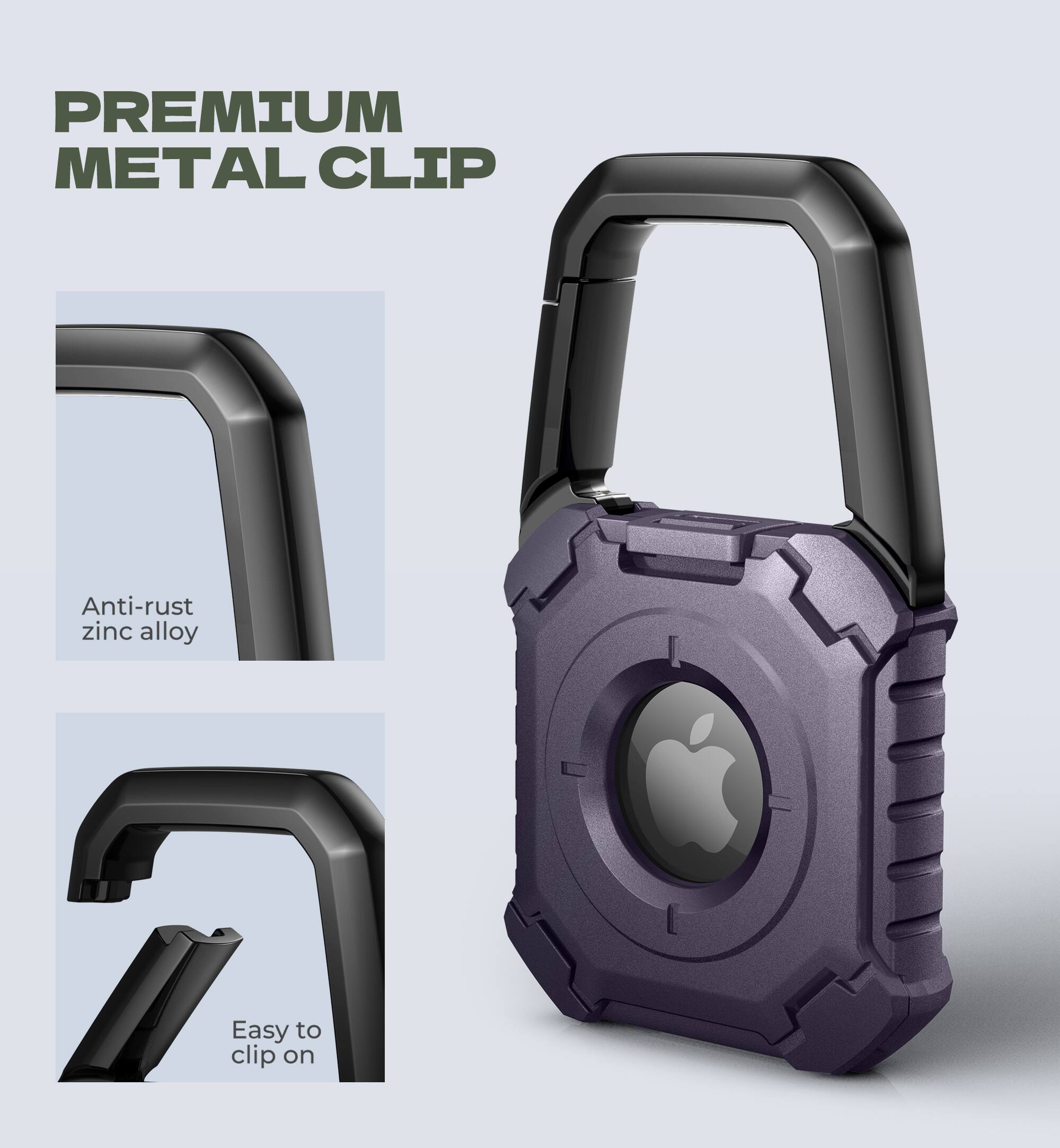 PREMIUM METAL CLIP

Anti-rust zinc alloy

Easy to clip on