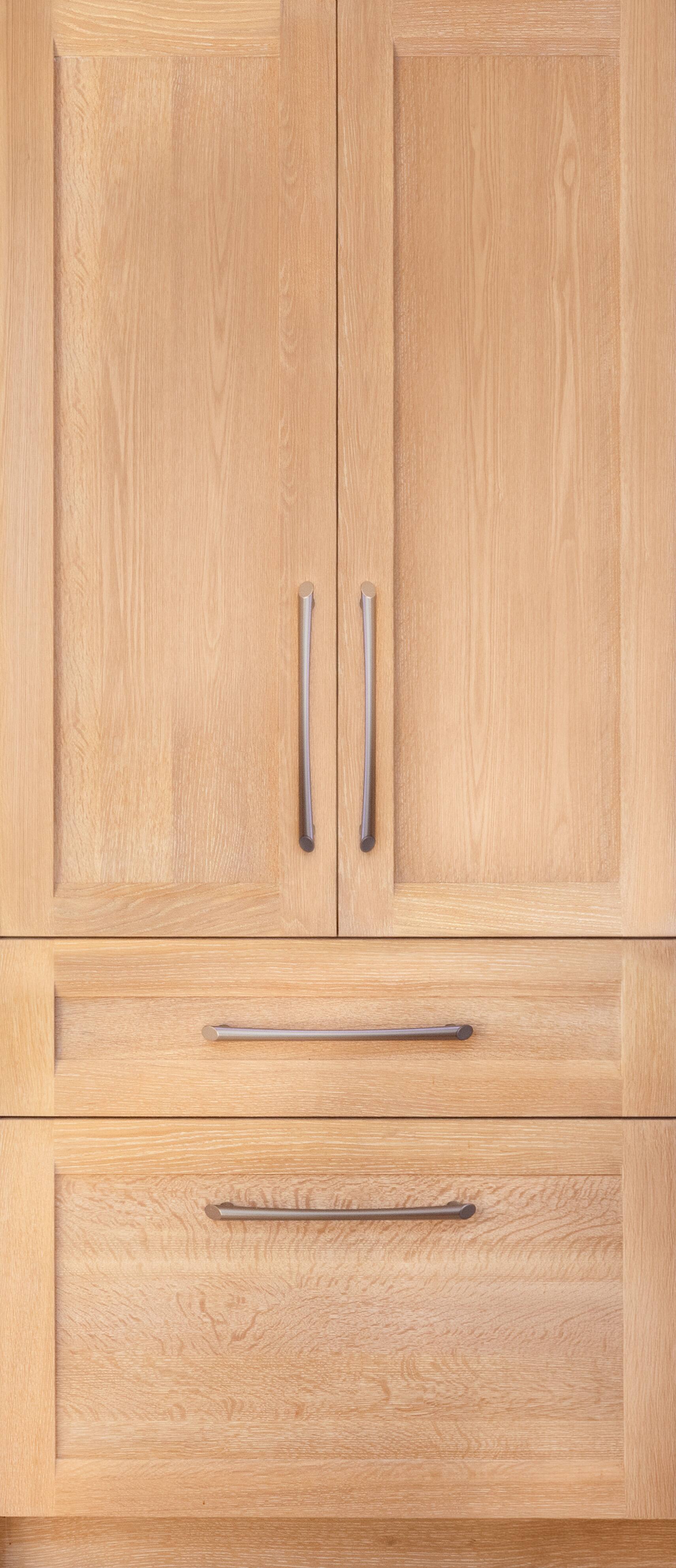 Front. SKS - 36-inch 19.3 Cu. Ft. Smart Built-in 4-Door French Door Refrigerator with Convertible Drawer - Custom Panel Ready.