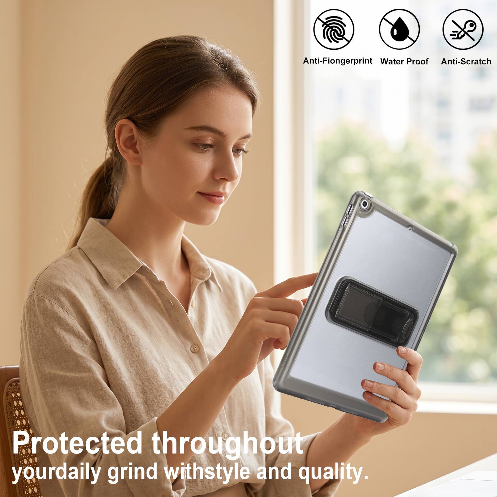 Anti-Fingerprint Water Proof Anti-Scratch Protected throughout your daily grind with style and quality.