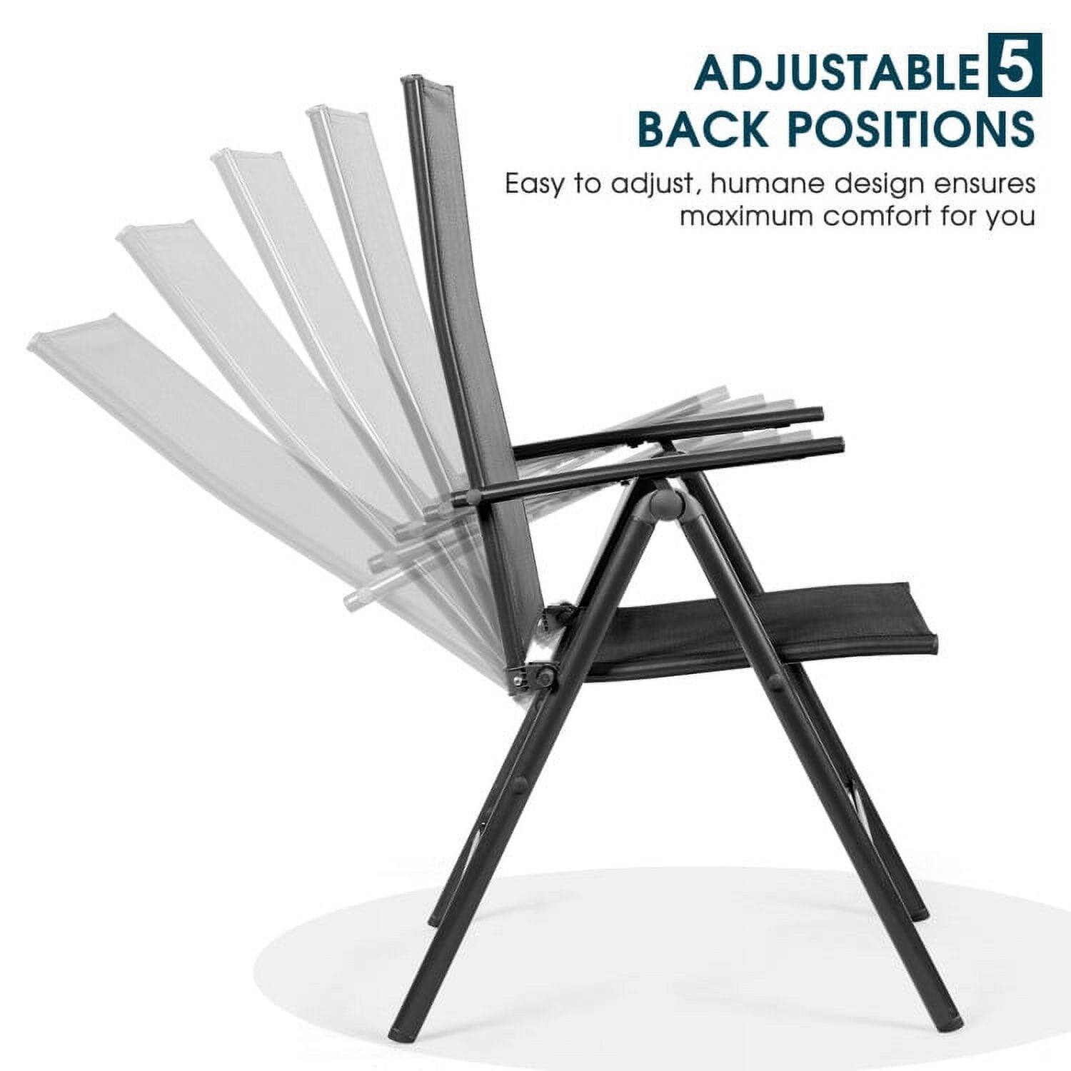ADJUSTABLE 5 BACK POSITIONS  
Easy to adjust, humane design ensures maximum comfort for you