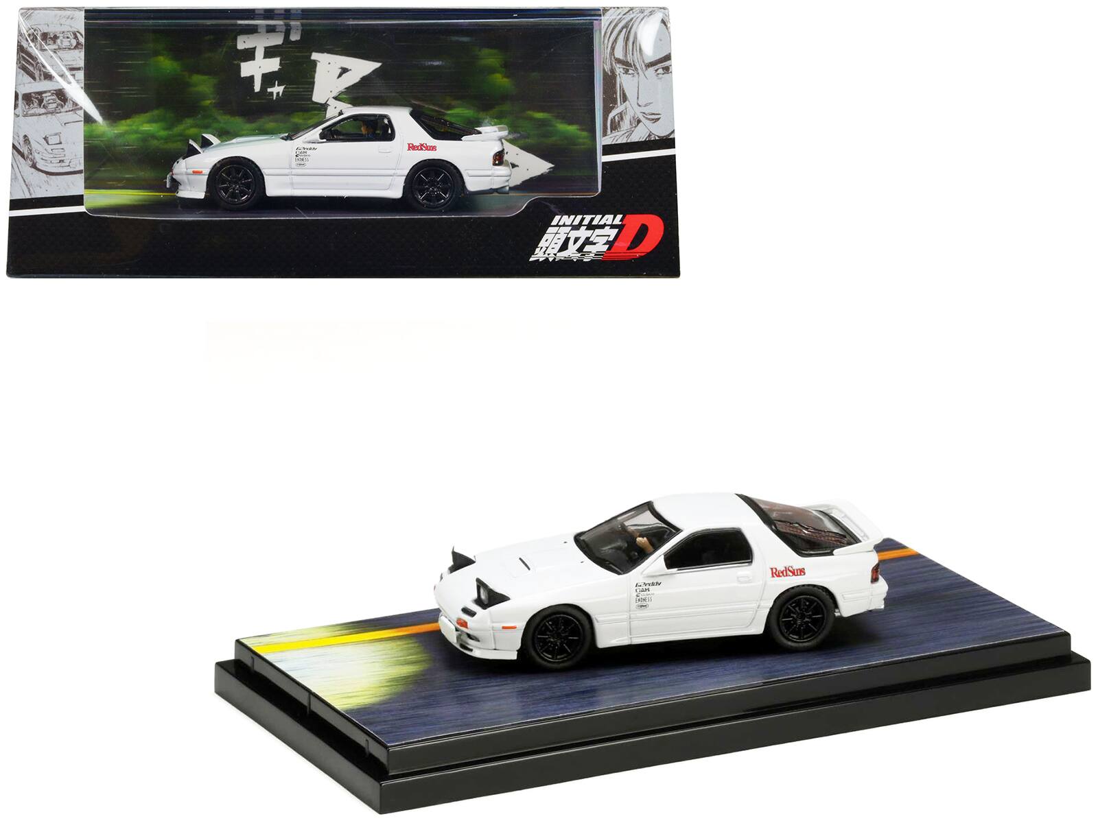 Hobby Japan Mazda RX 7 FC3S RHD RedSuns Ryosuke Takahashi Driver