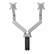 Alt View Zoom 11. Office Star Products - Double Monitor Arm 17"-30" - Silver.