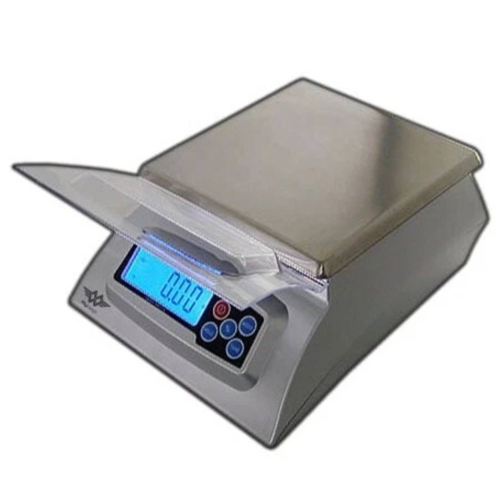 Alt View 6. My Weigh - KD8000 Multi-Purpose Digital Kitchen Scale for Baking, Baker’s Math, and Meal Prep - Silver.