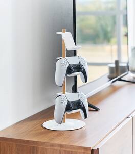 Yamazaki Home - Controller Stand - Steel + Wood