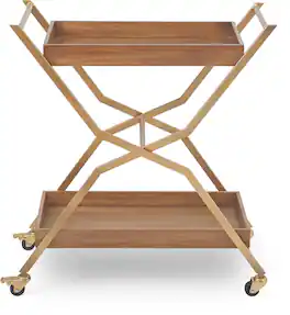 Adore Decor - Jolie Bar Cart - Gold