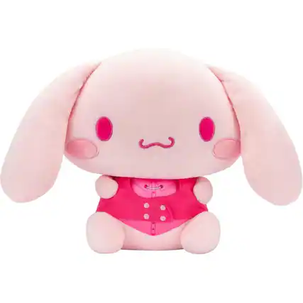 Front. Jazwares - Hello Kitty and Friends: Pink Monochrome Cinnamoroll - 12" Plush.