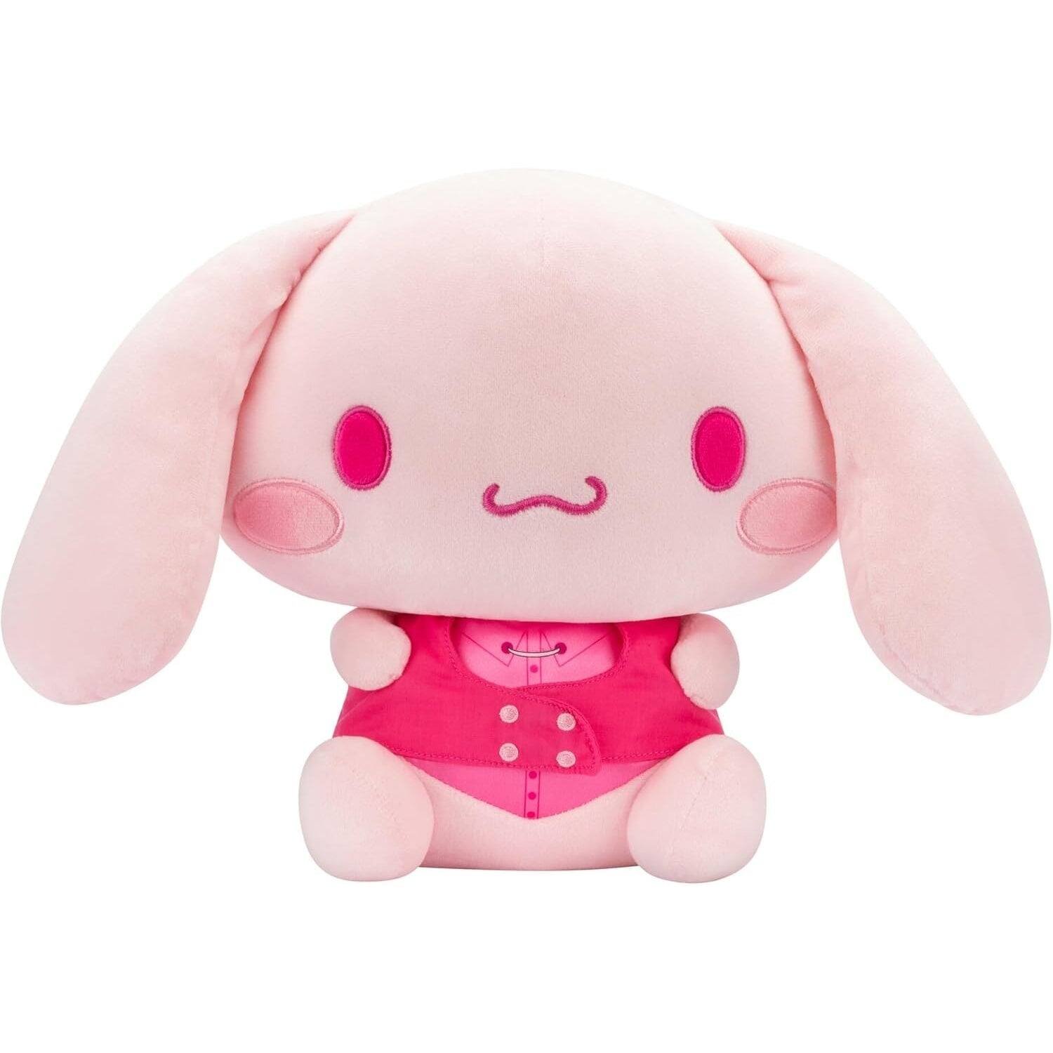 Front. Jazwares - Hello Kitty and Friends: Pink Monochrome Cinnamoroll - 12" Plush.