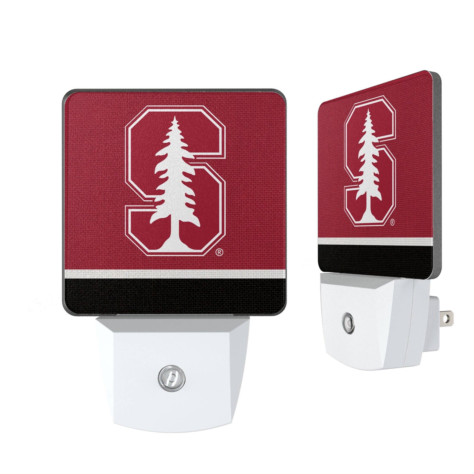 Keyscaper - Stanford Cardinal Stripe Design Nightlight 2-Pack - Multicolor