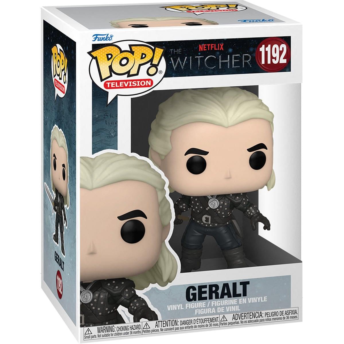 **Funko POP! Television**

**The Witcher**

**1192**

**Geralt**

**Vinyl Figure / Figurine en Vinyle / Figura de Vinil**

**Warning: Choking Hazard - Small parts. Not suitable for children under 36 months.**

**Attention: Danger d'étouffement - Petites pièces. Ne convient pas aux enfants de moins de 36 mois.**

**Advertencia: Peligro de asfixia - Piezas pequeñas. No adecuado para niños menores de 36 meses.**