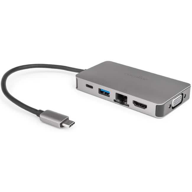 Rocstor - Premium USB-C Multiport Adapter + PD Charging - Premium USB-C Multiport Adapter + PD Charging - USB 3.1 Type-C