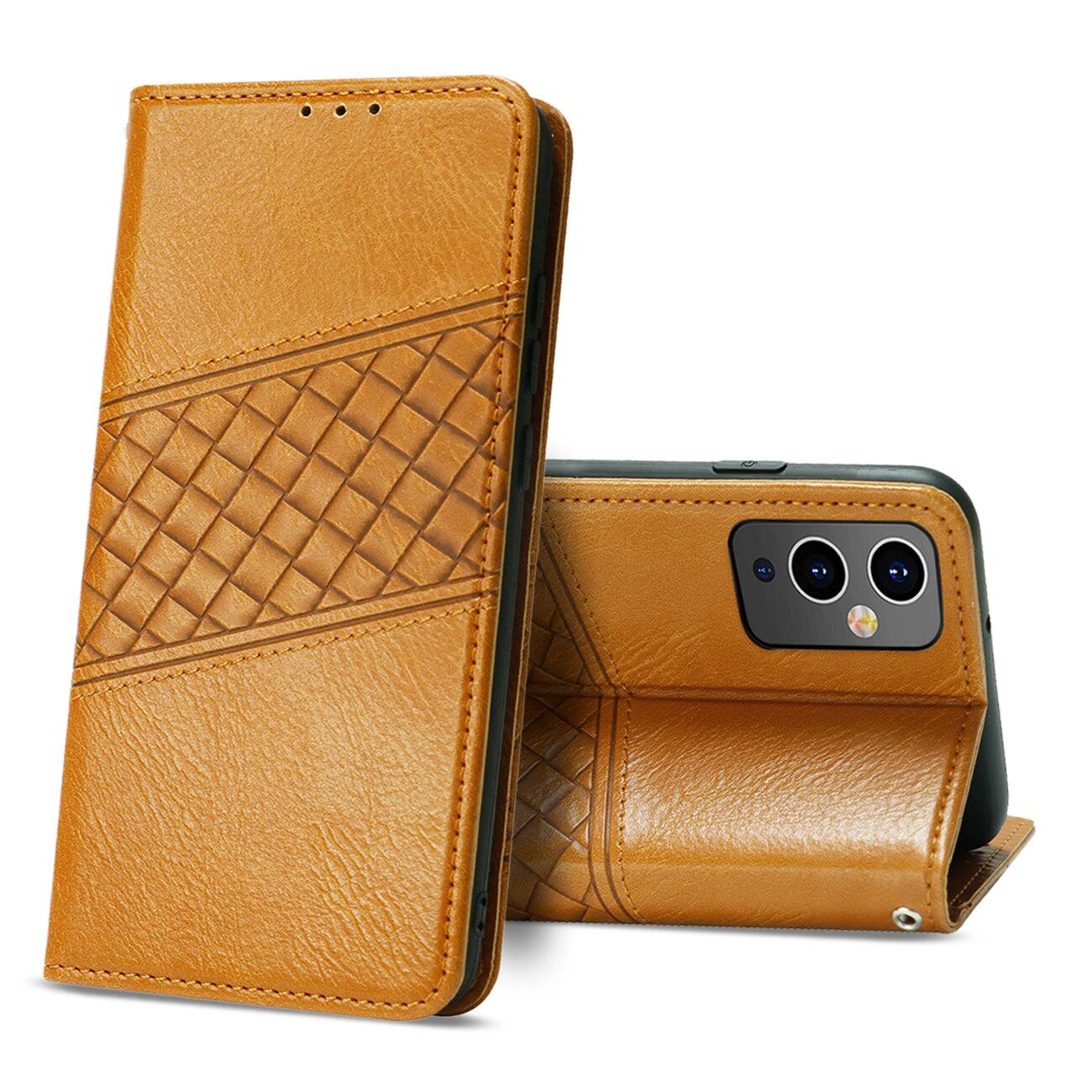 Reiko - One Plus 9 5G 3-In-1 Wallet Case In - Brown