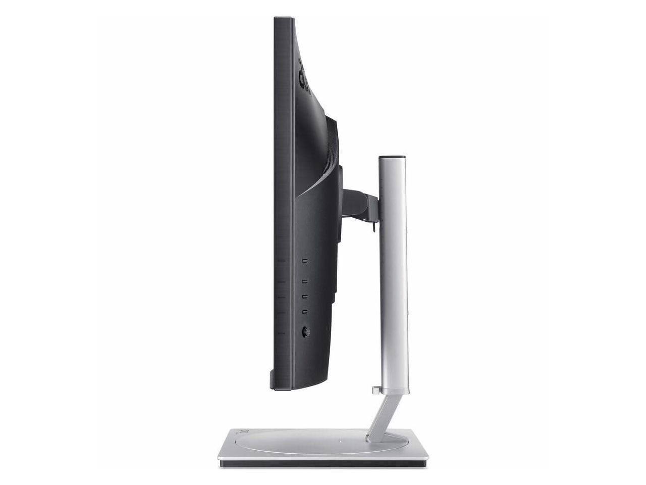 Alt View 2. Acer - Acer PE270K L1 27" 4K UHD IPS Monitor, HDR10, Calibrated, sRGB, USB-C, Adjustable Stand - silver.
