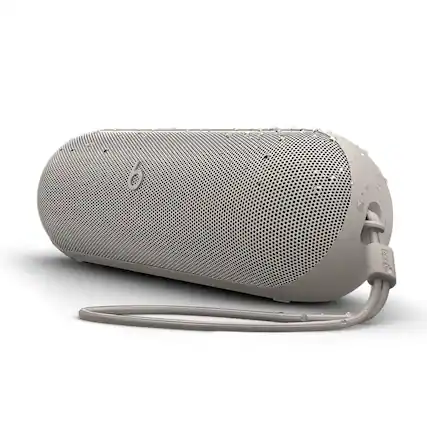 Front. Beats - Beats Pill Portable Wireless Bluetooth Speaker and Portable Charger - Light Gray.