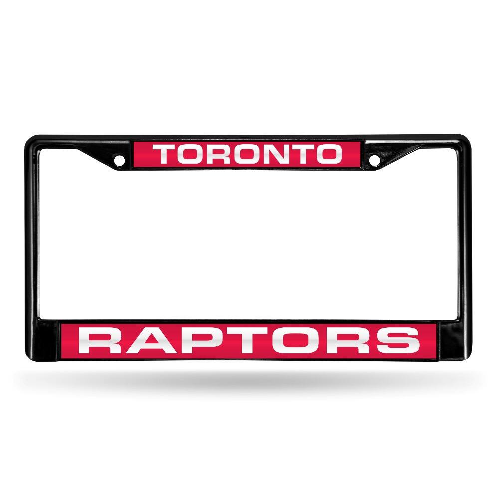 Toronto Raptors NBA Black Metal Laser Cut License Plate Frame