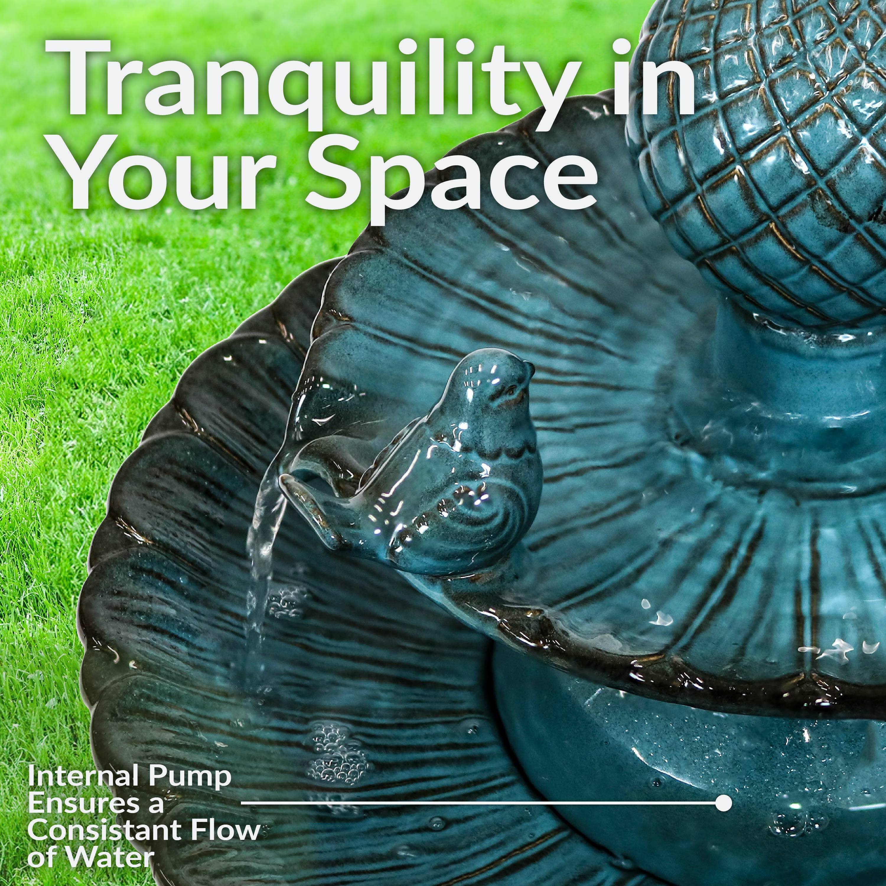 Tranquility in Your Space

Internal Pump Ensures a Consistent Flow of Water