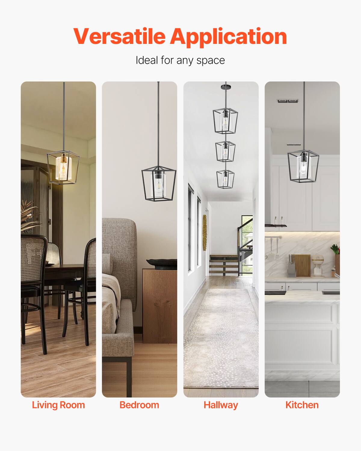 Versatile Application  
Ideal for any space  

Living Room  
Bedroom  
Hallway  
Kitchen