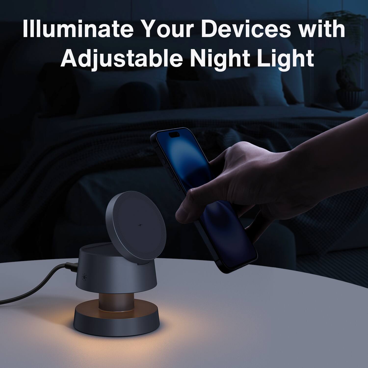 Illuminate Your Devices with Adjustable Night Light