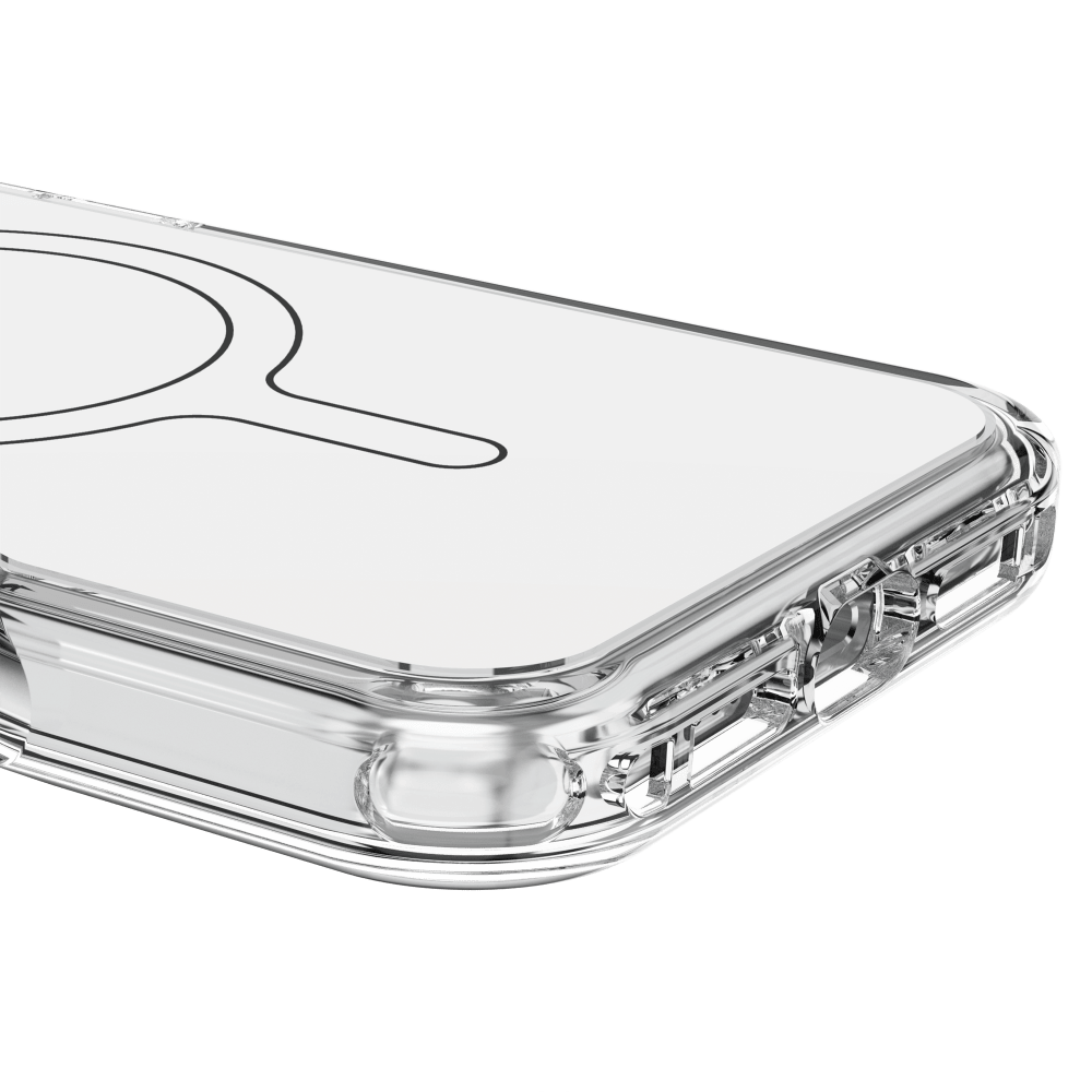Alt View 5. Avana - AVANA Creations Glim Series Case for MagSafe for Apple iPhone 17 - Pearl - Clear.