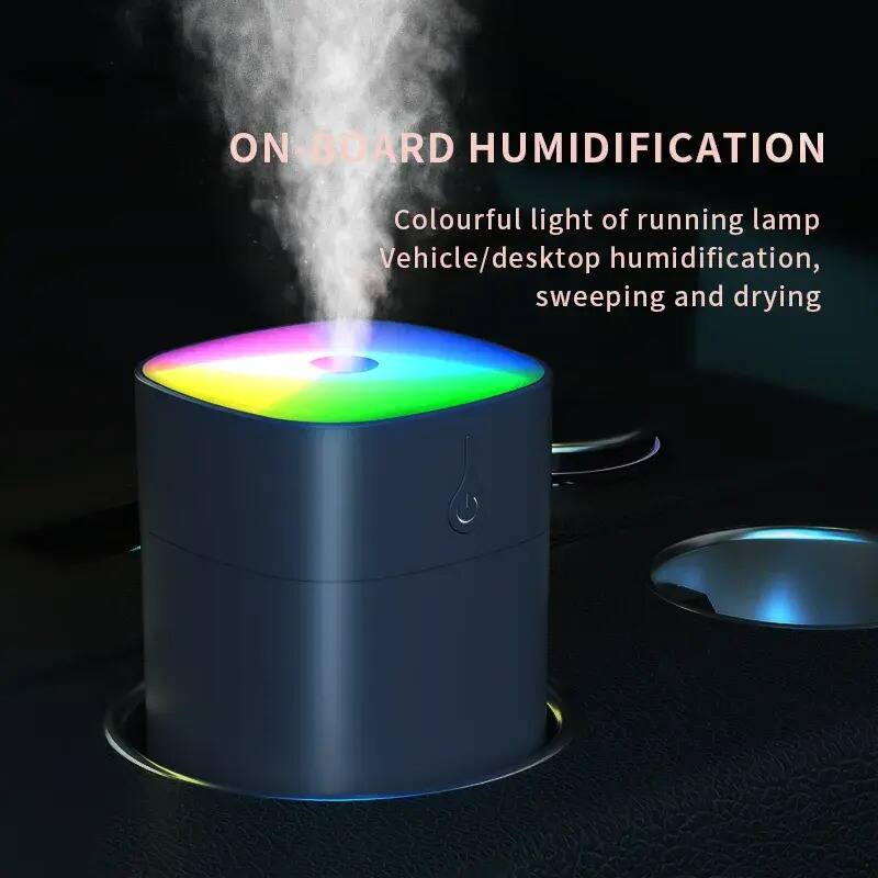 ON-BOARD HUMIDIFICATION

Colourful light of running lamp  
Vehicle/desktop humidification, sweeping and drying