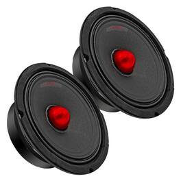 5 CORE - 6.5 Inch Midrange Door Speaker + Tweeter Combo 580W PMPO Subwoofer Audio 300W PMPO Tweeters-2 - Black