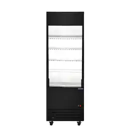 Magic Chef - Commercial 30 in. 23.6 cu. ft. Open Air Merchandiser - Black
