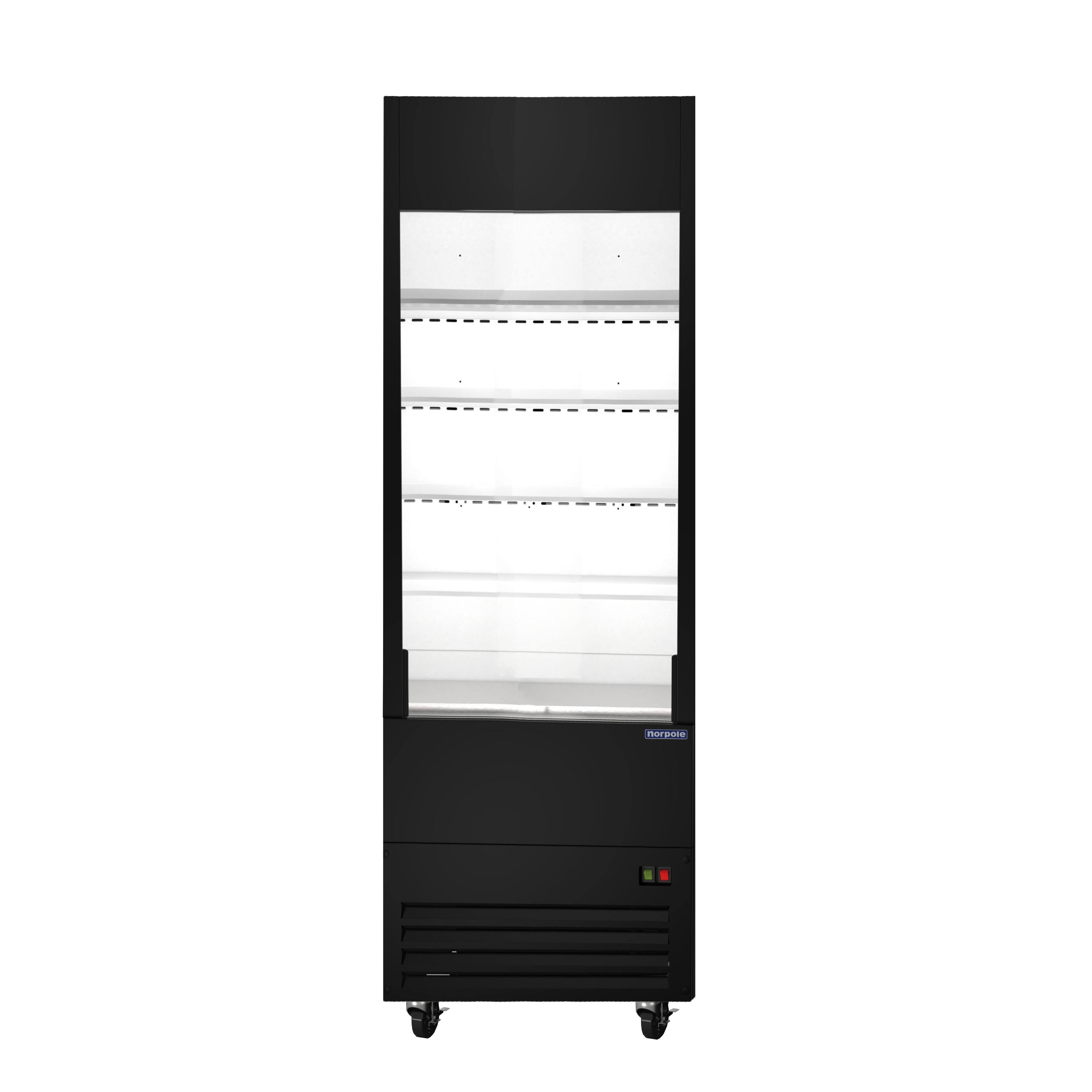 Front. Magic Chef - Commercial 30 in. 23.6 cu. ft. Open Air Merchandiser in Black - Black.