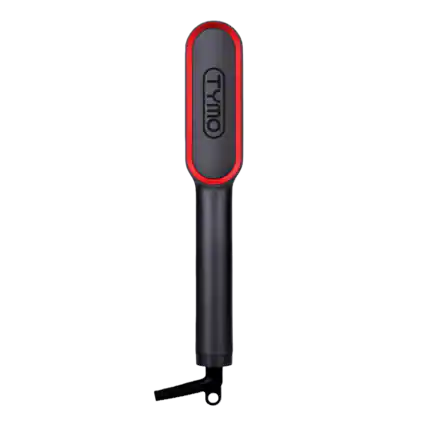 Front. TYMO - TYMO Ring Plus Ionic Hair Straightening Comb - Black.
