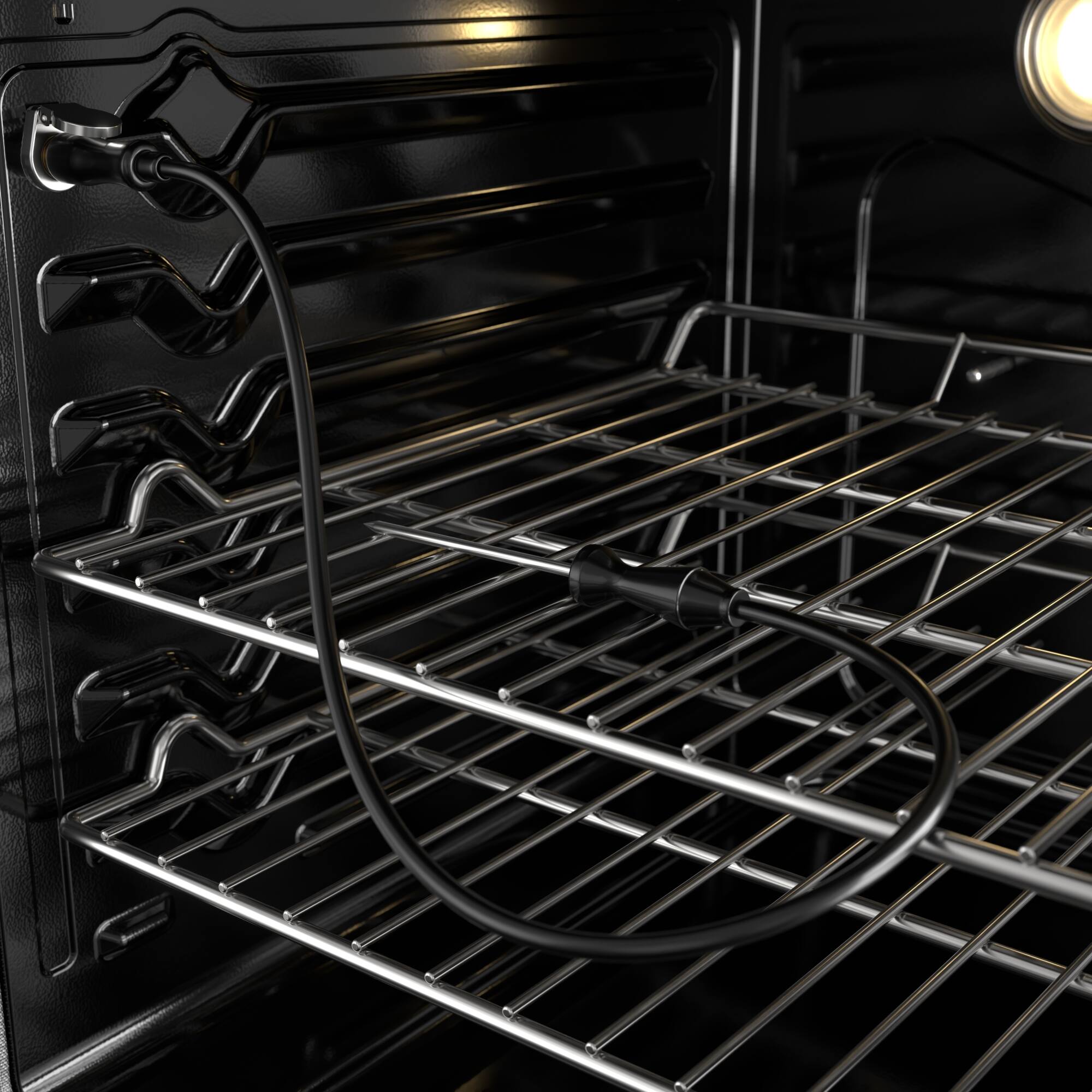 Alt View 6. Koolmore - 36" Professional Induction Oven Range With 11 Kw Polished Glass Ceramic Cooktop, 7.8 Kw True Convection Oven, 6 Cu. Ft. - Stainless-Steel.