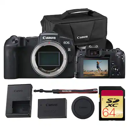 Canon EOS R8
Canon EOS R8
Canon BATTERY PACK LP-E17
Canon SD XC 64 GB