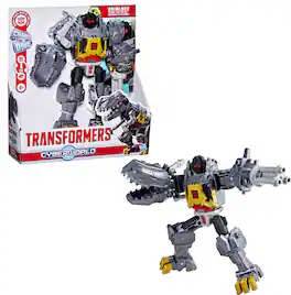Hasbro - Transformers - Cyberworld - Grimlock Chomp & Battle Action Figure - COLLECTIBLES - Multicolor