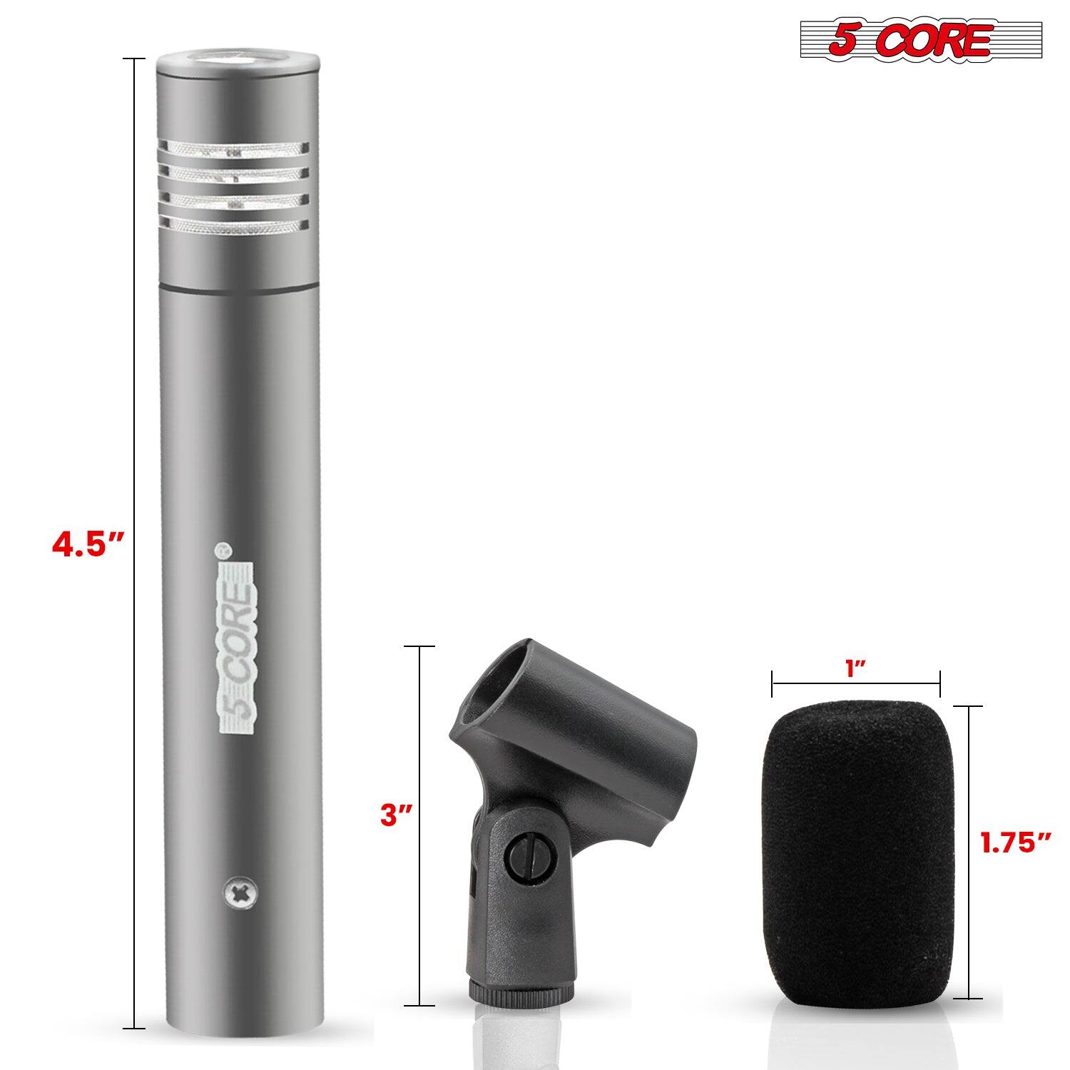 The corrected text is:

- 5 CORE
- 4.5"
- 3"
- 1"
- 1.75"