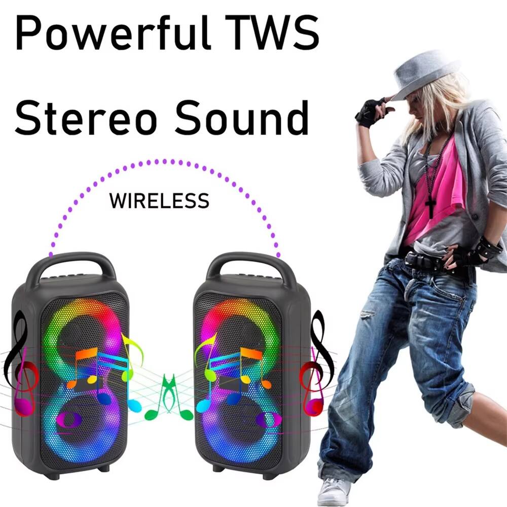 Powerful TWS Stereo Sound  
Wireless