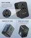 The image features a black electrical device with a plug lock system. The device is designed to prevent accidental insertion of foreign objects and only open when pressed by the prongs of a plug simultaneously. The plug lock system is called Epicka, and it is a fireproof PC shell. The image also shows a close-up of the plug lock system, which is designed to prevent the plug from slipping back into the case.