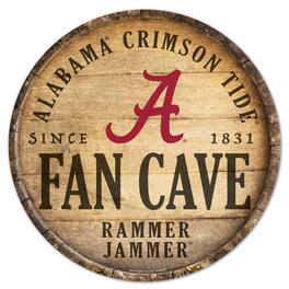 WinCraft - Alabama Crimson Tide 14'' Circular Wood Sign - Multicolor