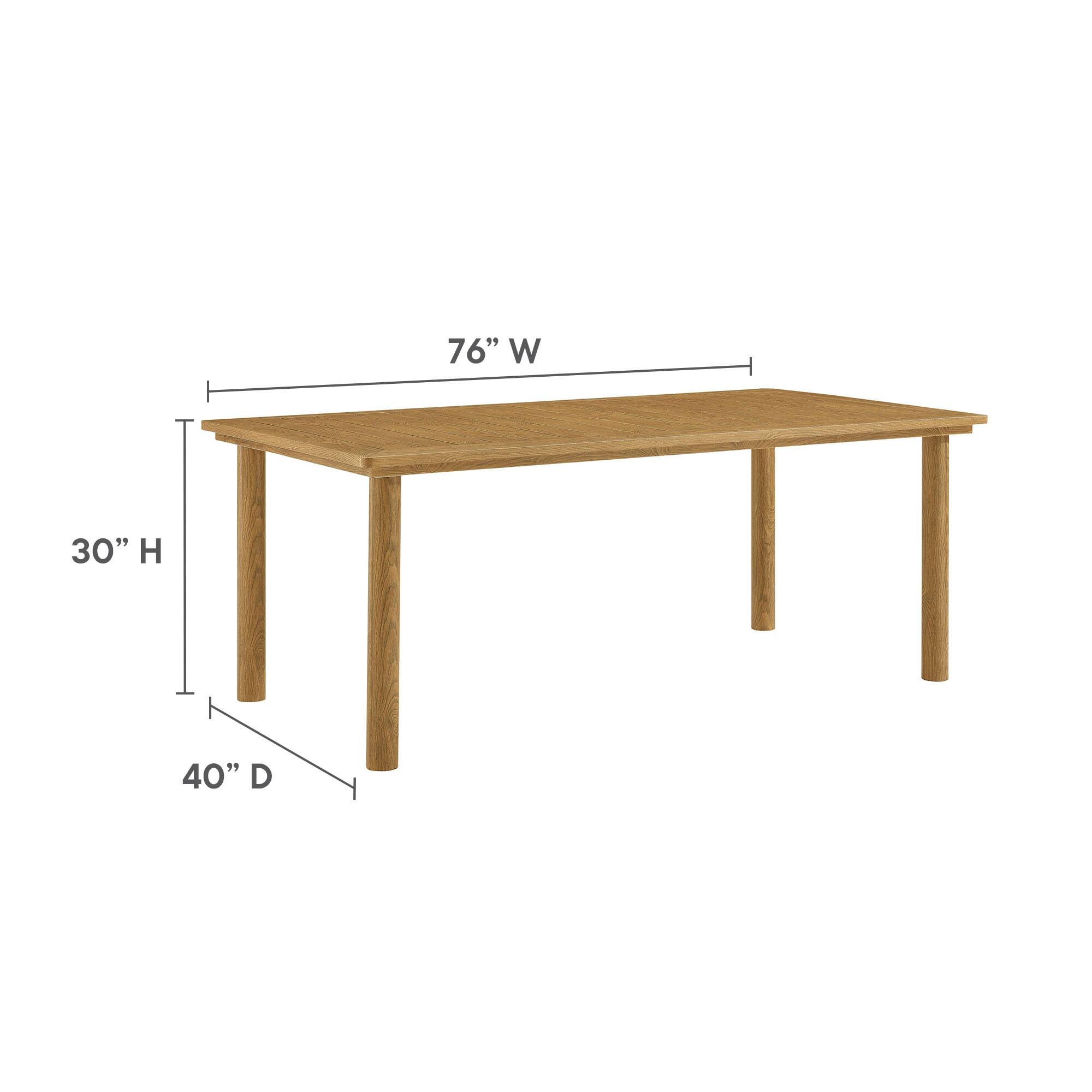 76" W x 30" H x 40" D