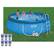 Front. Intex - 18ft x 48in Easy Set Swimming Pool Kit w/ 1500 GPH GFCI Filter Pump - Blue.