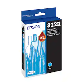 Epson - T822 XL High Yield Ink Cartridge - Cyan