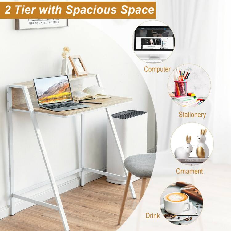 2 Tier with Spacious Space

- Computer
- Stationery
- Ornament
- Drink