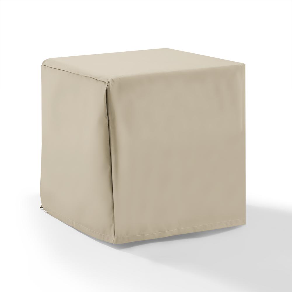 Angle. Crosley Furniture - Outdoor Side Table Furniture Cover - Tan.