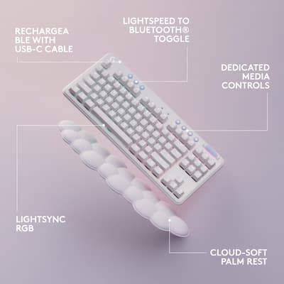 Logitech G715 Aurora Collection TKL Wireless Mechanical Linear Logitech G715 Aurora Collection TKL Wireless Mechanical Linear