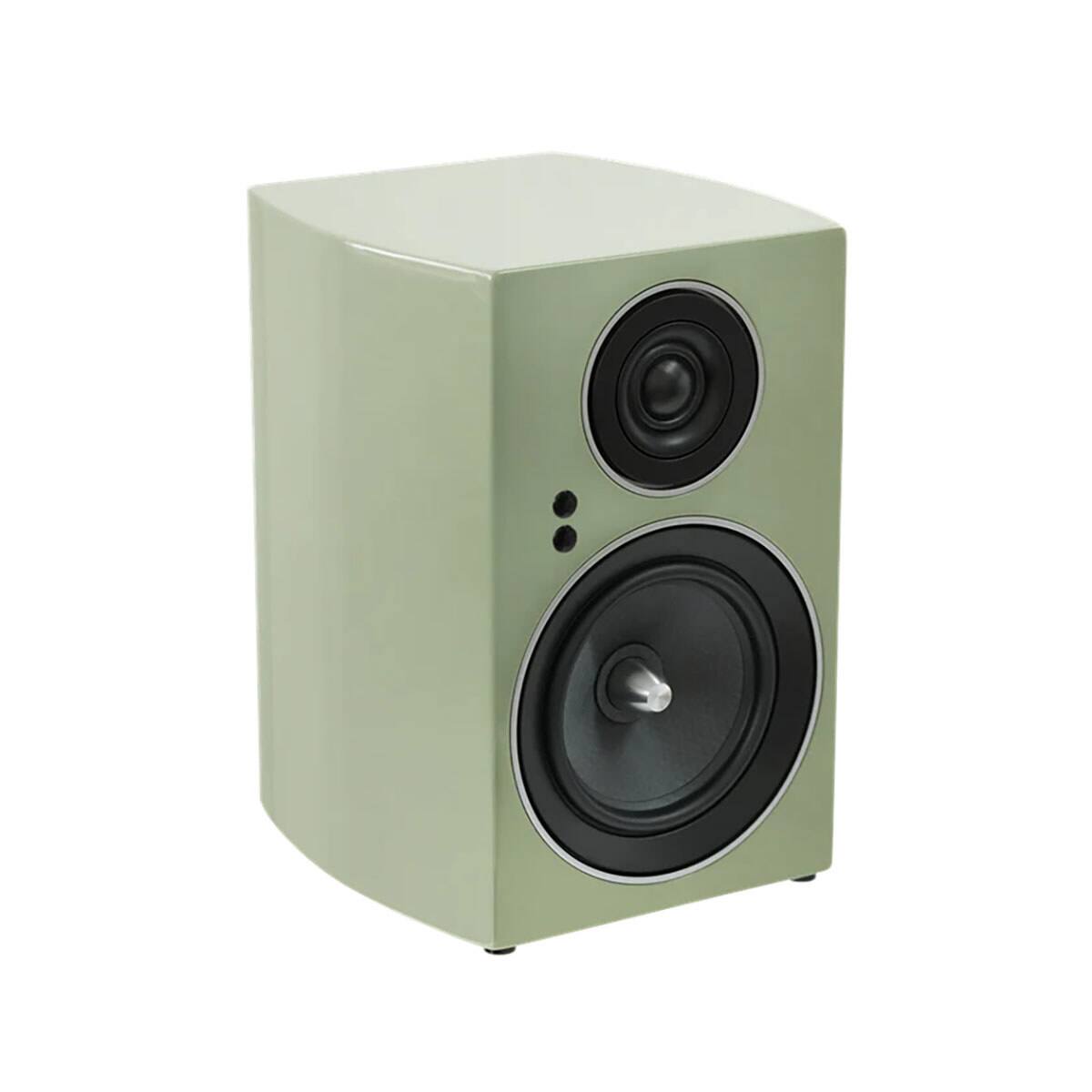 Alt View 6. Jamo - Jamo 2 Way Active BookshelfSpeaker High Gloss Khaki Green.