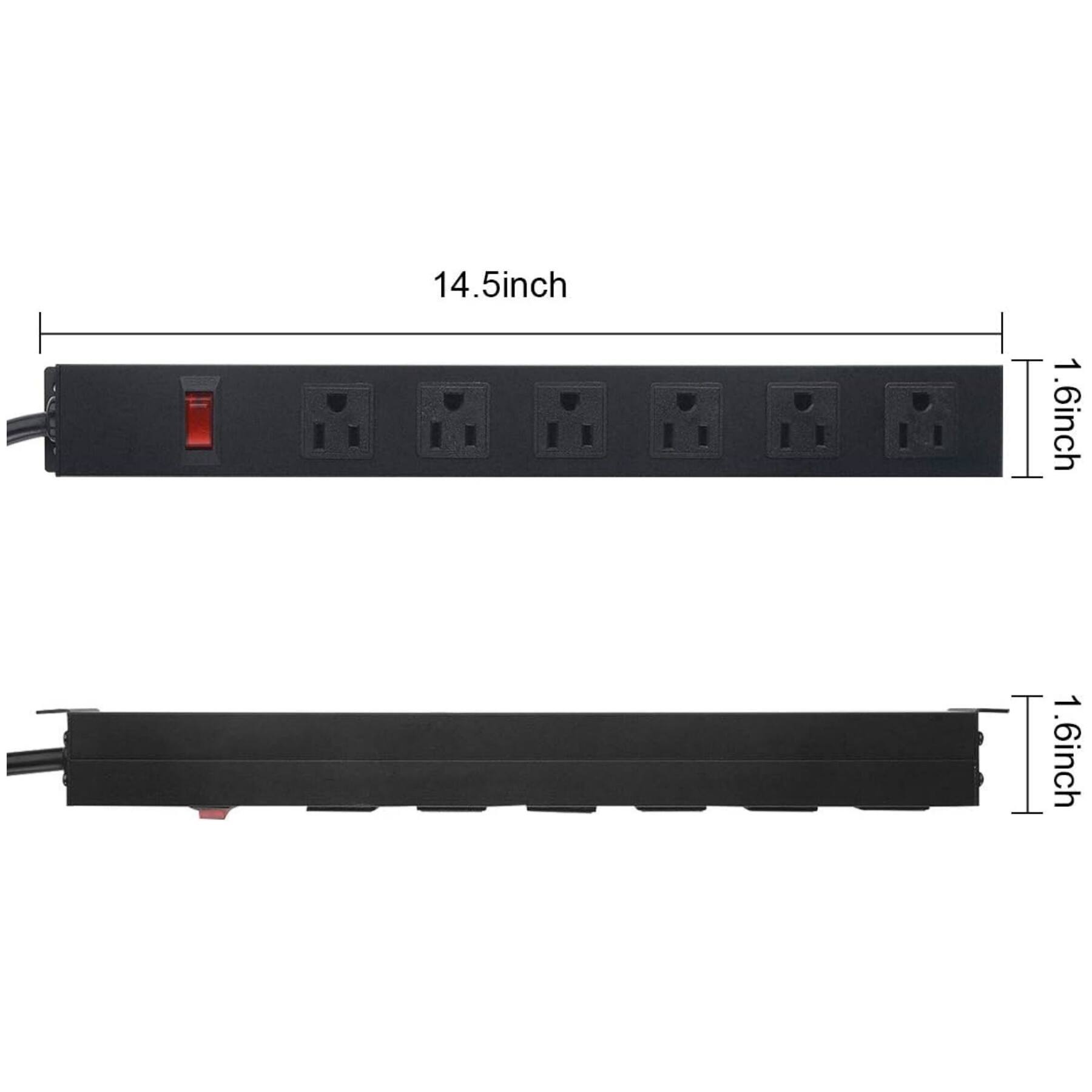 14.5 inch  
1.6 inch  
1.6 inch