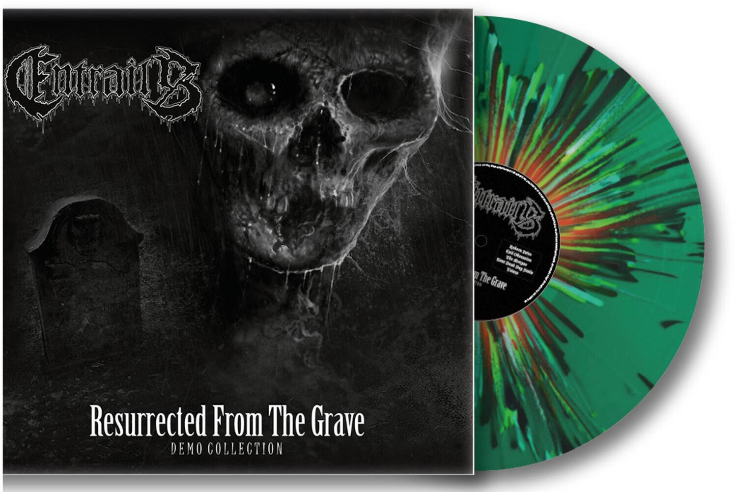 Entrails - Resurrected From The Grave (Demo Collection) - Splatter Green Vinyl   - VINYL LP price history on PriceWatchPro
