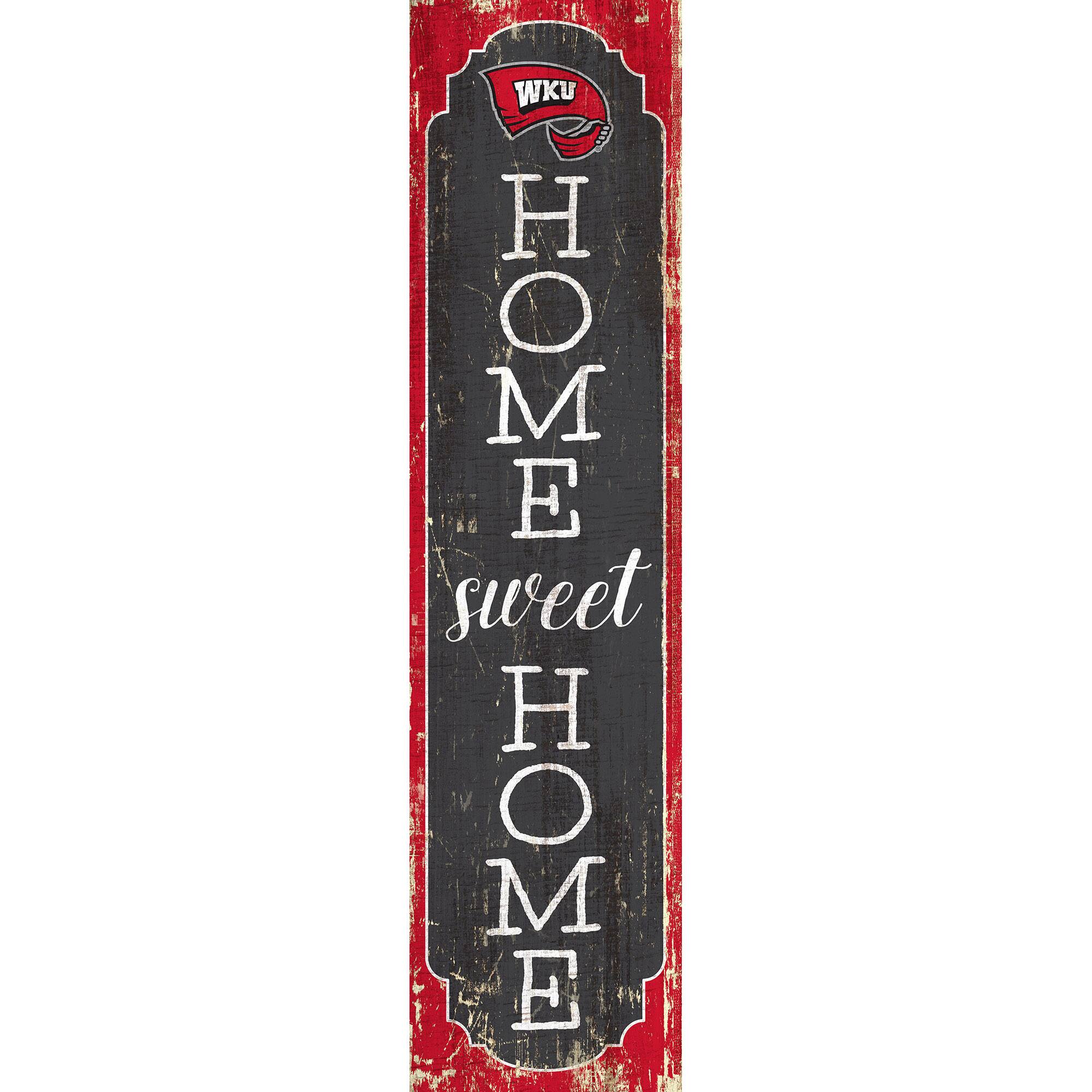 Western Kentucky Hilltoppers 24" Home Sweet Home Leaner Sign