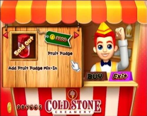 - Sold Out
- Fruit Fudge
- 2000
- Add Fruit Fudge Mix-In
- BUY
- Exit
- 987665
- Cold Stone Creamery