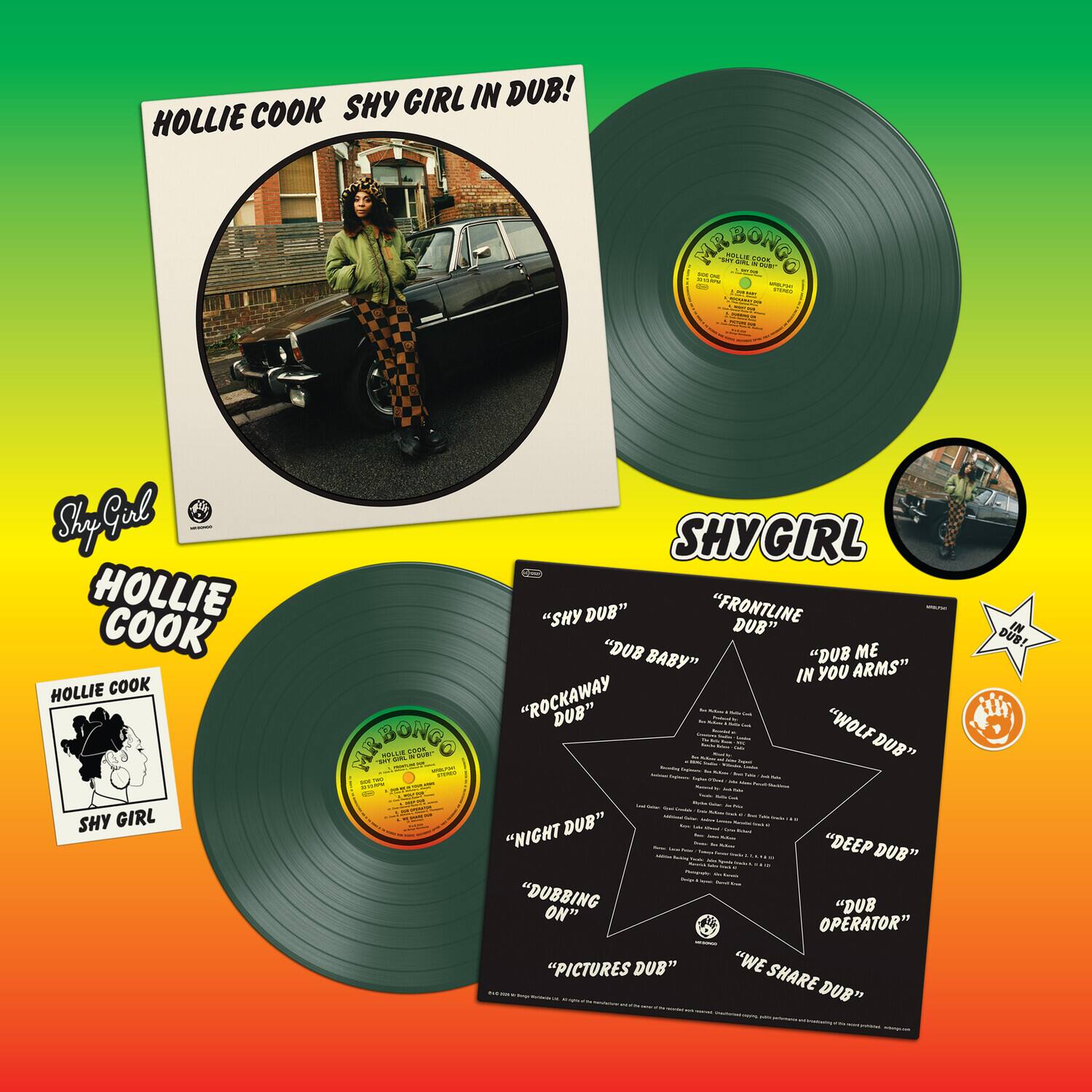 Hollie Cook - Shy Girl in Dub! - Green   - VINYL LP price history on PriceWatchPro