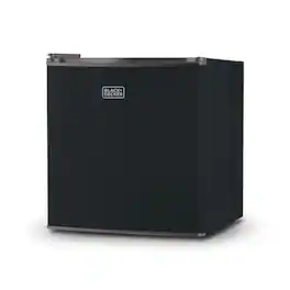 Black+Decker - 1.7 cu. ft. Freestanding Mini Fridge with Freezer - Black