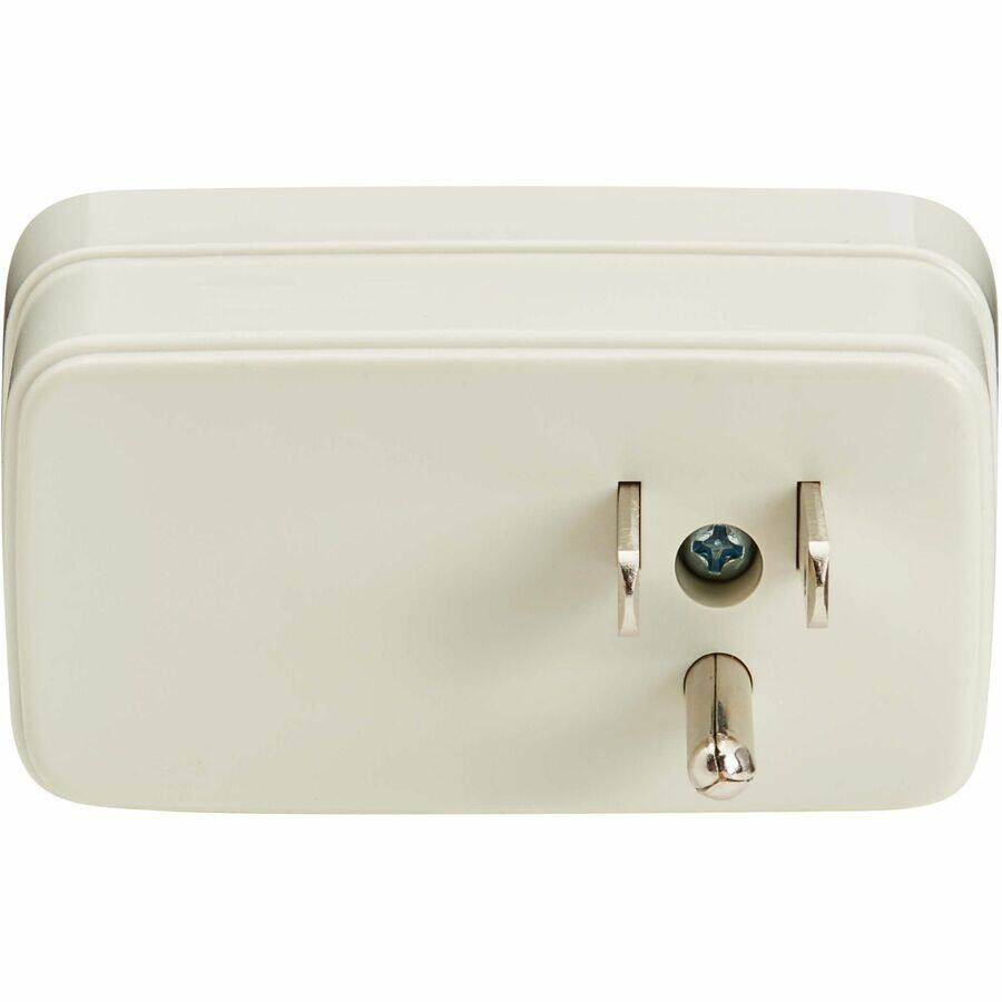 Alt View 2. Tripp Lite - Eaton Tripp Lite Series Power It! 1-Outlet Universal Travel Charger and Power Strip - 5-15R Outlet, USB-C and USB-A - Gray.